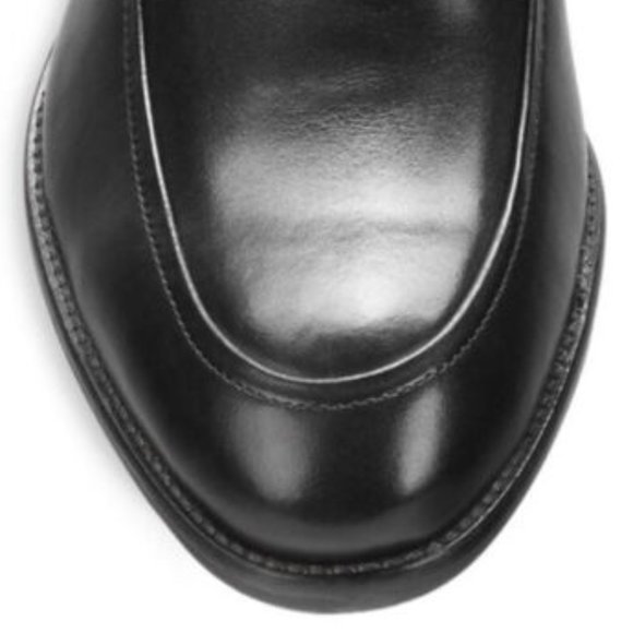 JOHNSTON & MURPHY Men\'s Stockton Venetian Dress Shoes Leather Black 59-2479